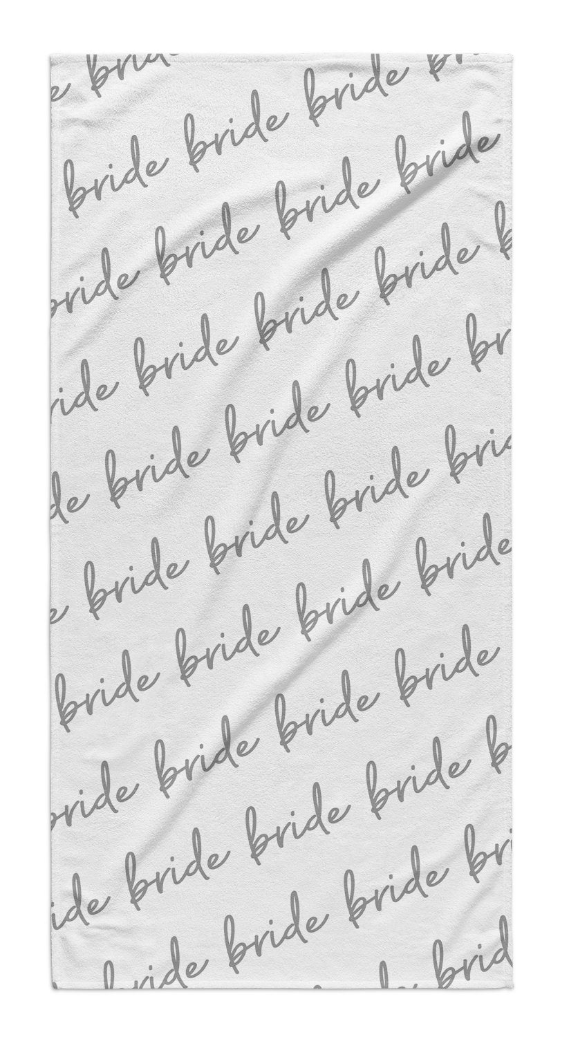 BRIDE CURSIVE TOWEL