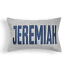 BOLD SHADOW PERSONALIZED LUMBAR THROW PILLOW