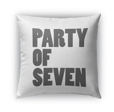 PARTY OF [NUMBER] - THROW PILLOW (COVER ONLY)