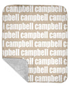 Sherpa Back Personalized Name Blanket - Bold (ORIGINAL COLOR OPTIONS)