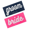 PERSONALIZED BRIDE AND GROOM BEACH TOWEL GIFT SET