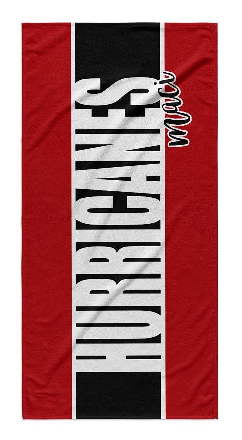 TEAM - PERSONALIZED BOLD STRIPE BEACH TOWEL