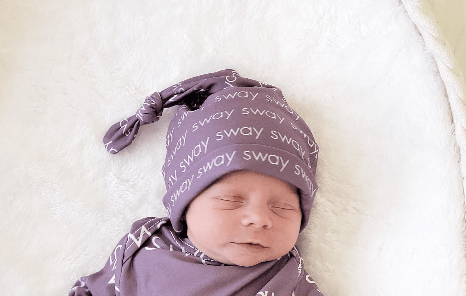 Personalized Knotted Newborn Hat