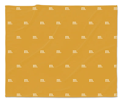 H3xHB Simple Initial Monogram Swaddle Blanket