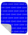 Sherpa Back Personalized Name Blanket - LIGHT (ALL COLOR OPTIONS)