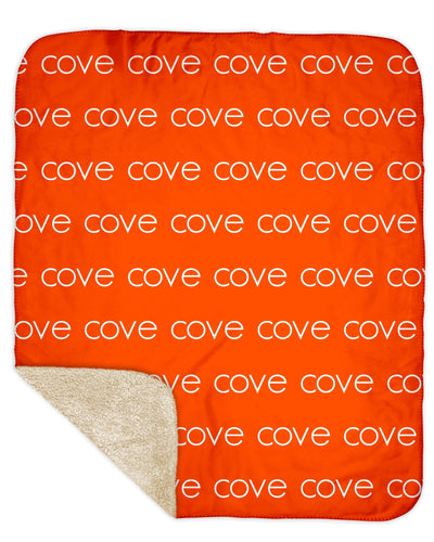 Sherpa Back Personalized Name Blanket - LIGHT (ALL COLOR OPTIONS)