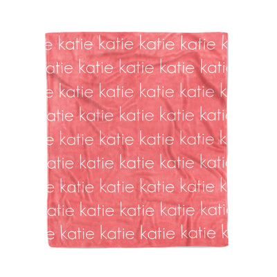 PERSONALIZED PET NAME BLANKET - LIGHT (ALL COLOR OPTIONS)