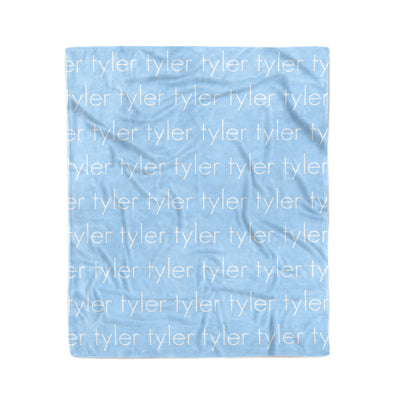 PERSONALIZED PET NAME BLANKET - LIGHT (ALL COLOR OPTIONS)