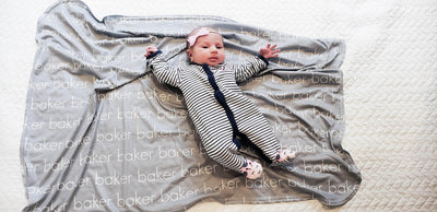 PERSONALIZED LIGHTWEIGHT SWADDLE BLANKET - LIGHT