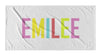RAINBOW LETTERS PERSONALIZED TOWEL