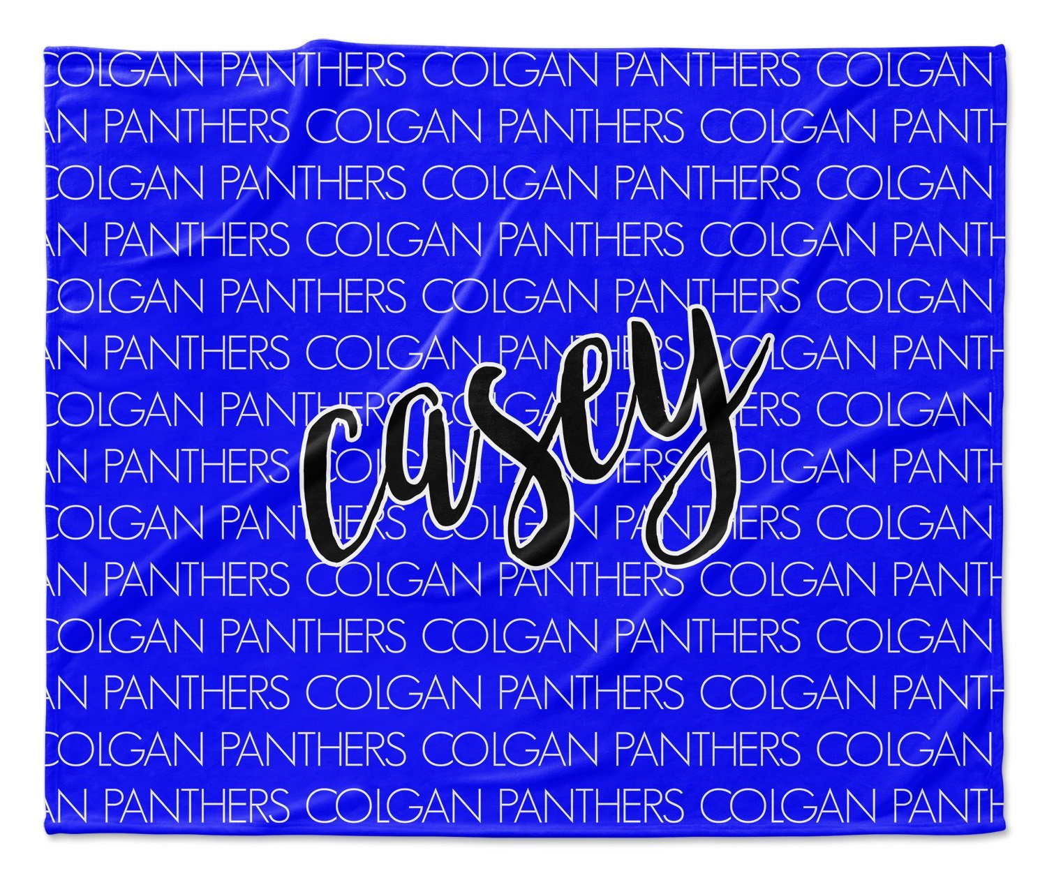 TEAM - CURSIVE PERSONALIZED NAME THROW BLANKET - Highway 3