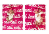 PERSONALIZED NAME BLANKET - RETRO CURSIVE (ALL COLOR OPTIONS)